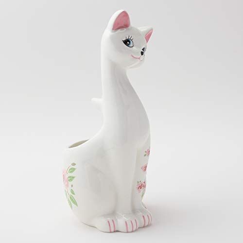 ブランド雑貨総合 新品 未使用 サンアート かわいい雑貨 ラブリー陶器 ねこのトイレブラシ立て トイレ その他 Lavacanegra Com Mx Lavacanegra Com Mx