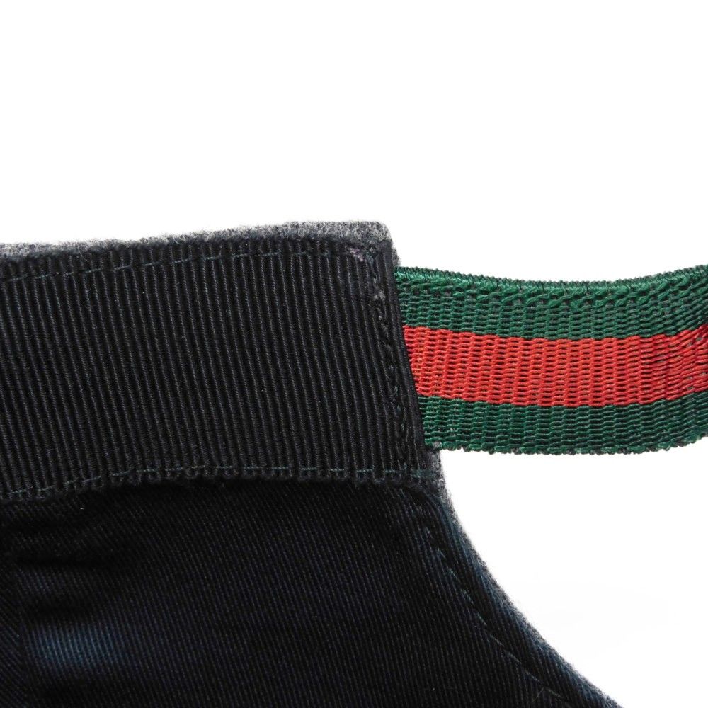 GUCCI グッチ インターロッキングG フェルト ベースボール キャップ M