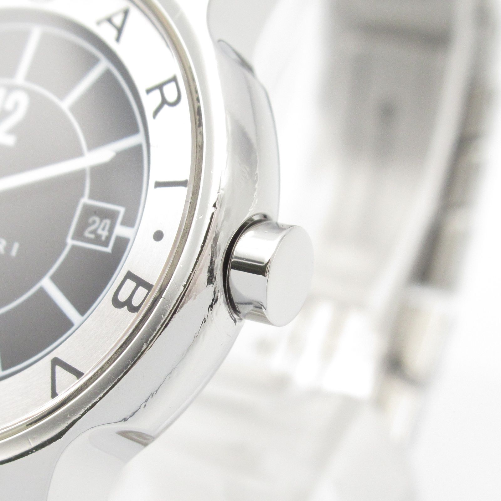 【美品】ブルガリ　腕時計　レディース　ソロテンポ　ホワイト　金土日45555円！ ブルガリ ソロテンポ ST35S ホワイト メンズ 時計 【中古