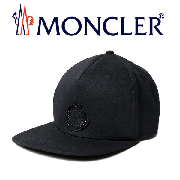 55 MONCLER モンクレール 3B00005 0U082 ブラック ベースボールキャップ 男女兼用 - メルカリ