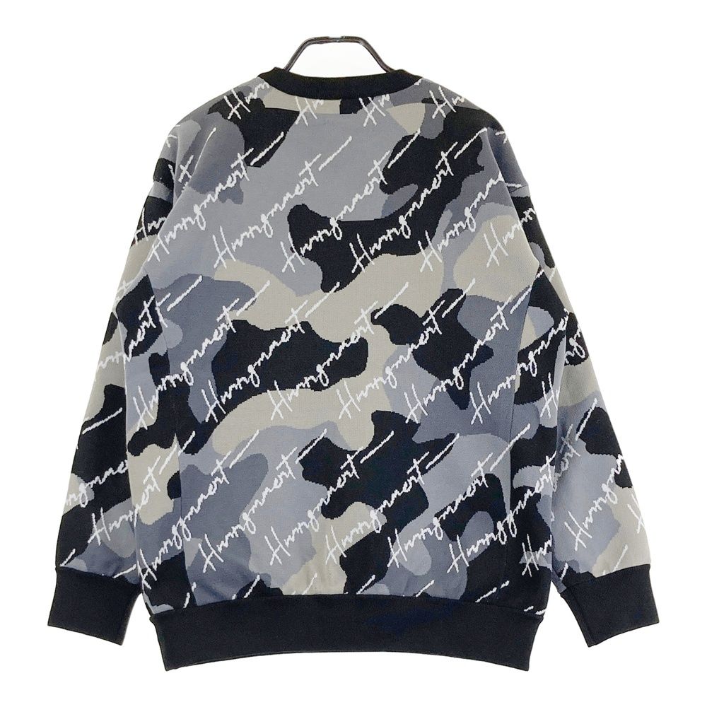 サイズ 48 HORN GMT ホーン ガーメント 裏地付き ニット セーター カモフラ グレー系 240101442146 ゴルフウェア メンズ ストスト