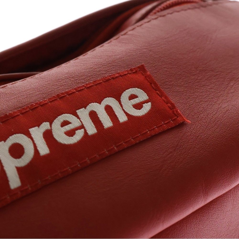 SUPREME シュプリーム 23AW Leather Waist Bag レザーウエストバッグ ショルダーバッグ レッド WWW_KARIMZIABAT_FR