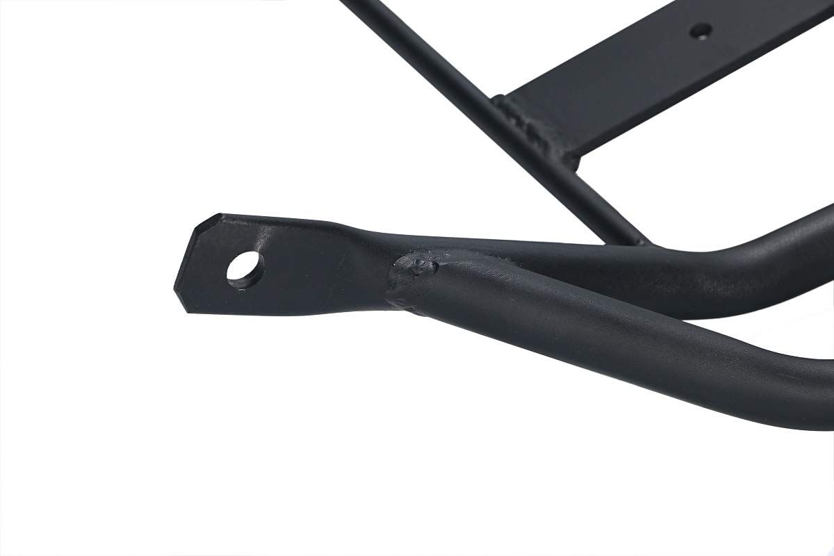 CustomDivine ホンダ用 リア キャリア XR250 XR400 BAJA MD30 バハ 黒 ブラック 銀 シルバー 社外品 バイク カスタム パーツ ブラック ブラック FFCRYSTALESIA_COM