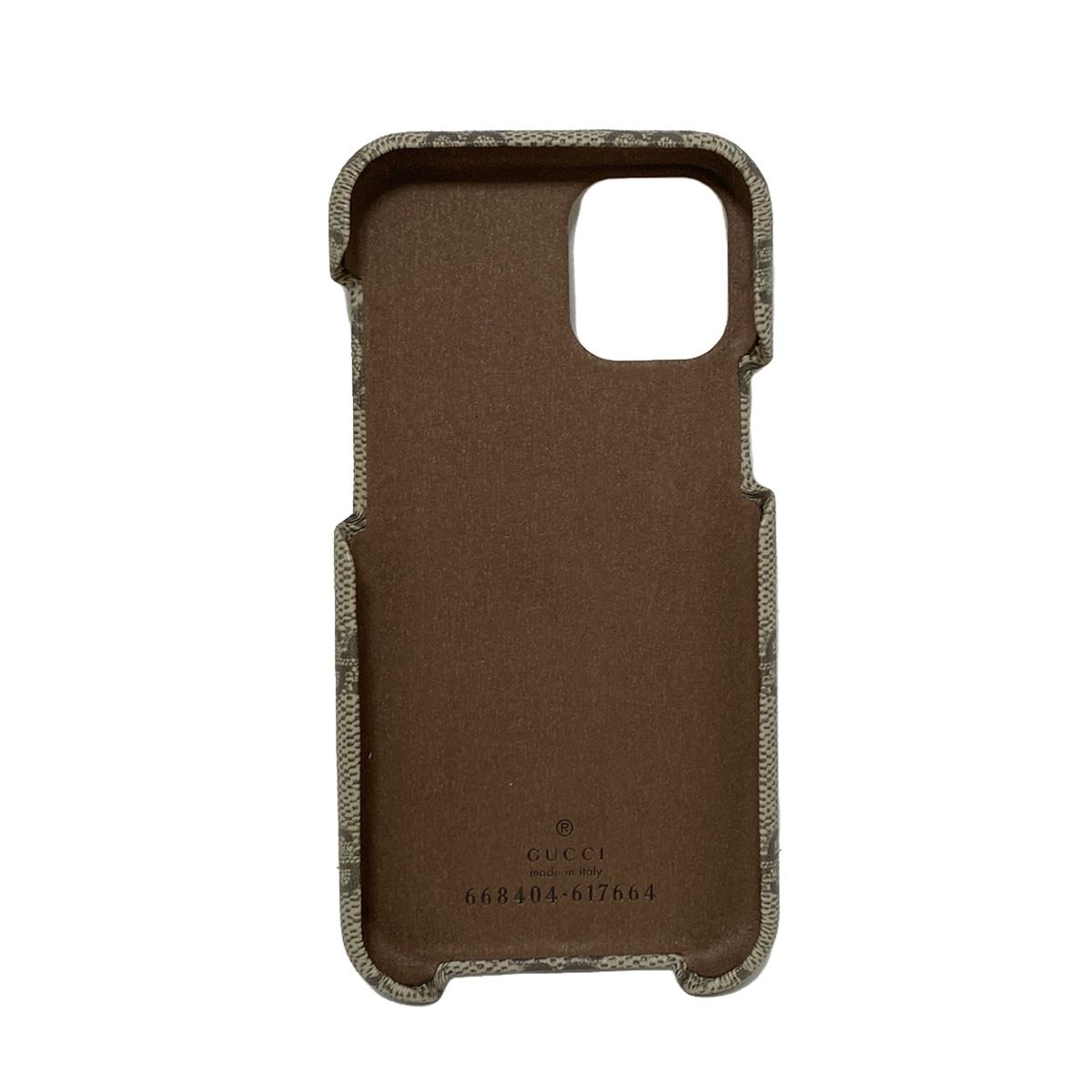 ベージュ×ダークブラウン iPhoneケース|iPhone12mini
