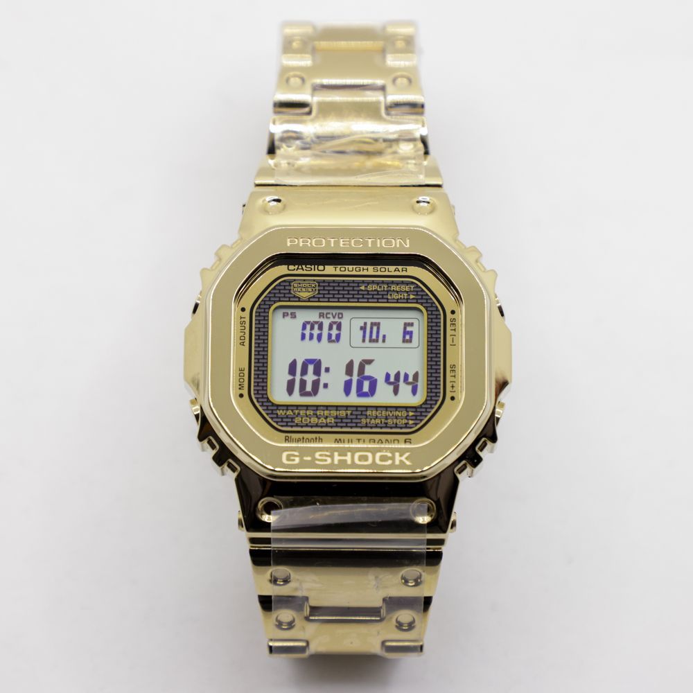 カシオ CASIO Gショック G-SHOCK 35周年記念 モデル GMW-B5000TFG-9JR ソーラー電波 メンズ ゴールド デジタル文字盤 アニバーサリー SAランク 時計 腕時計 男性