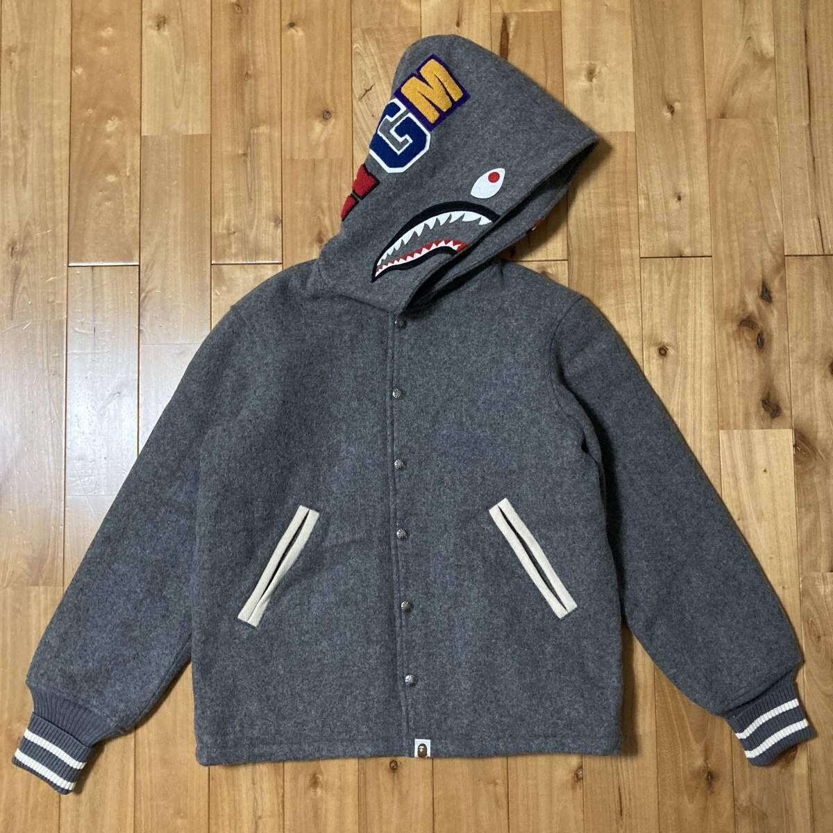 a bathing ape 初期 名作 メルトン ウール ジャケット BAPE A BATHING APE® BAPE Varsity Jacket | Bape official website