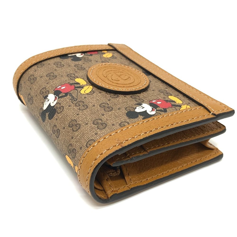 GUCCI Disney ミッキーマウス 二つ折り財布 GGスプリーム GUCCI Disney ミッキーマウス 二つ折り財布 GGスプリーム