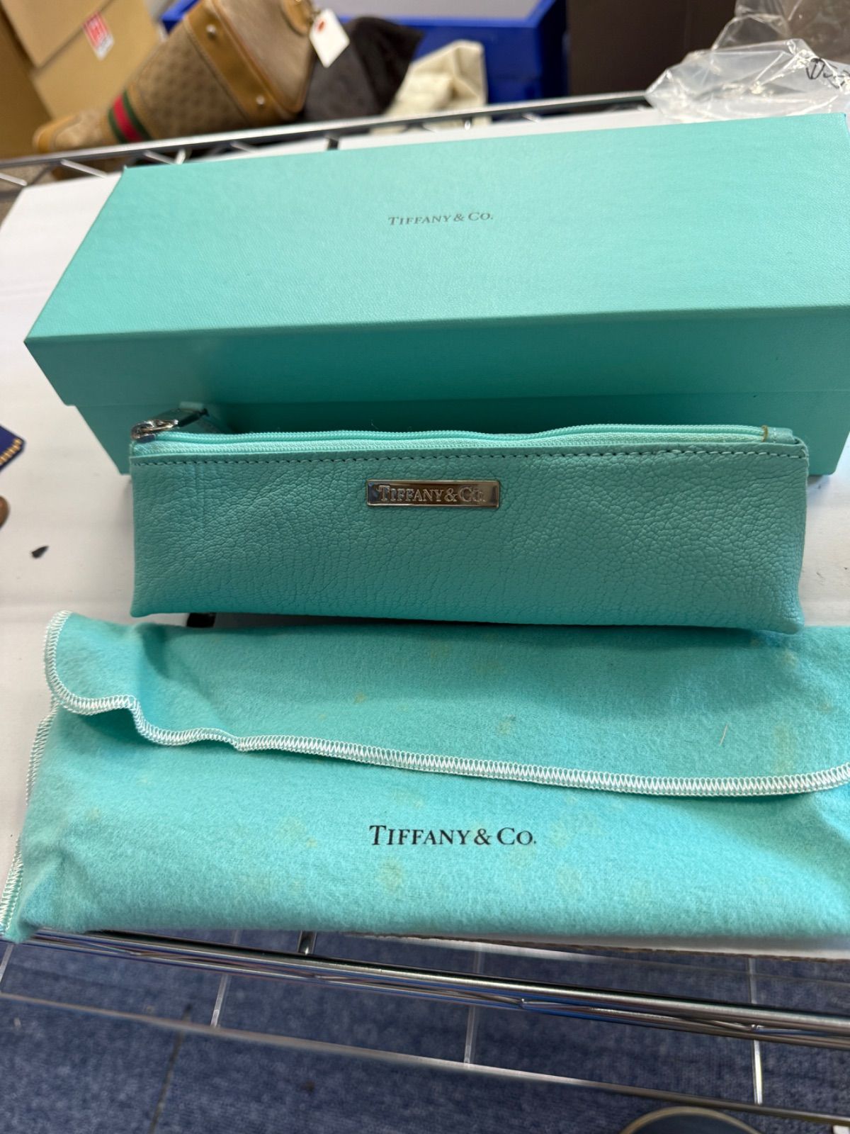 Tiffany ブルー ペンケース TIFFANY&Co.(ティファニー) ペン