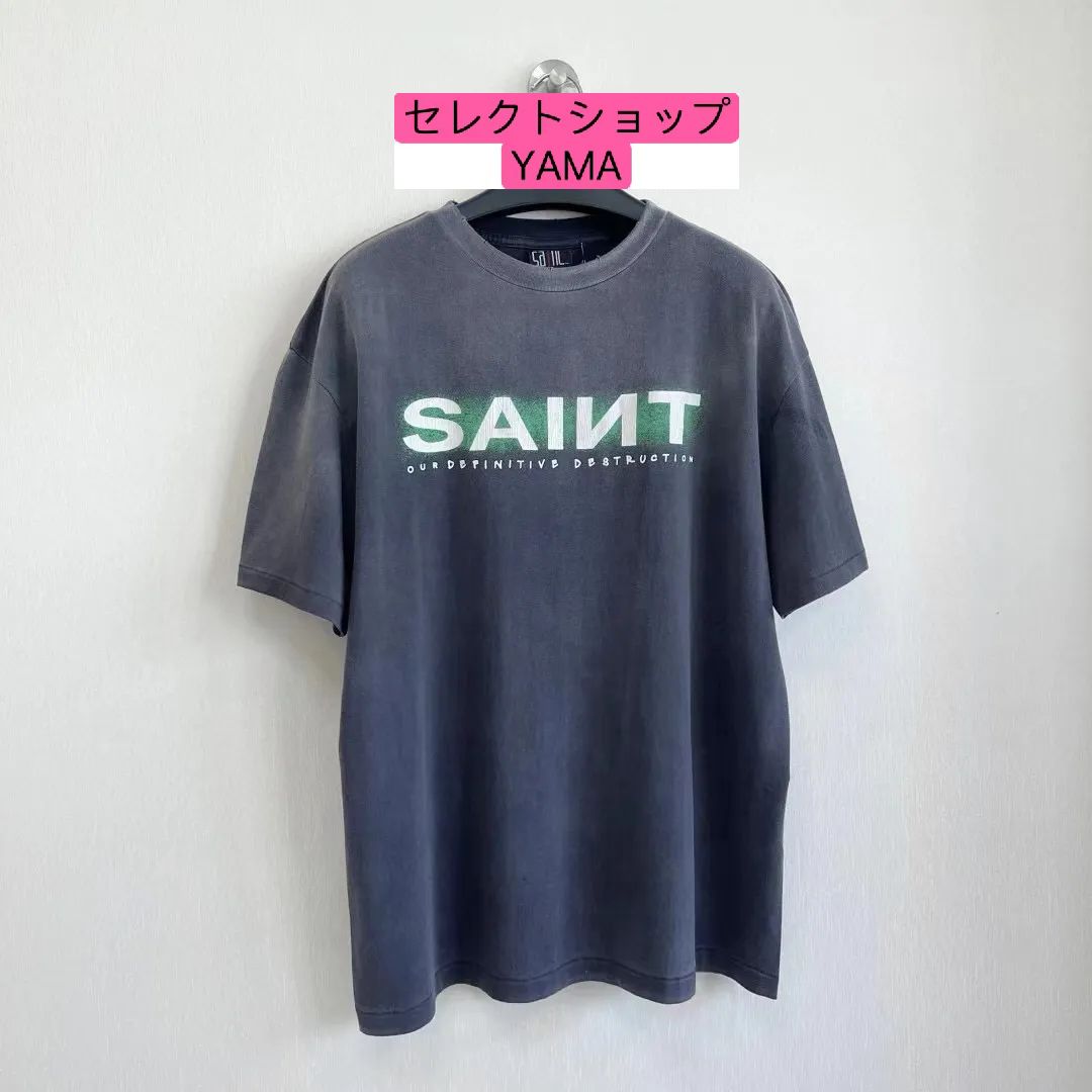 一枚でお洒落に◇セントマイケルSaint Michael◇SAINTロゴ 半袖