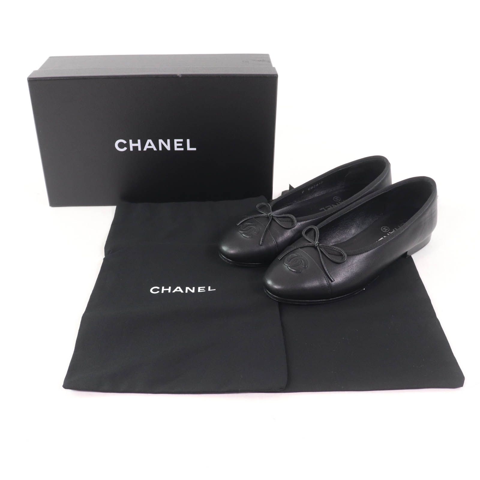 キルティング調デザインでお洒落☆】CHANEL バレリーナ (CHANEL