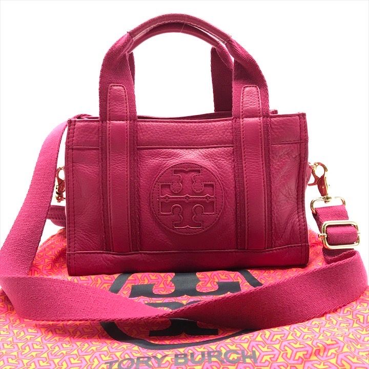 良品 TORY BURCH トリーバーチ レザー 2WAY 斜め掛け ハンド ショルダー バッグ ピンク レディース a4463 - メルカリ