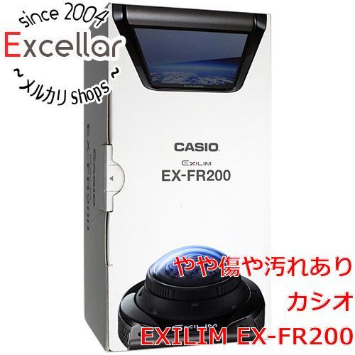 CASIO　デジタルカメラ EXILIM EX-FR200BK　ブラック　1195万画素　展示品