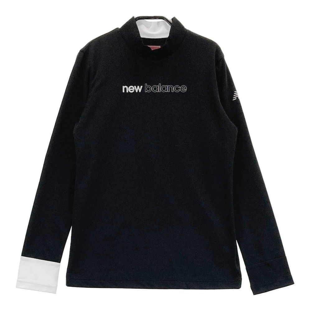 サイズ 2 NEW BALANCE GOLF ニューバランス 2025年モデル モックネック 長袖 Tシャツ ブラック系 240101435741 ゴルフウェア レディース ストスト