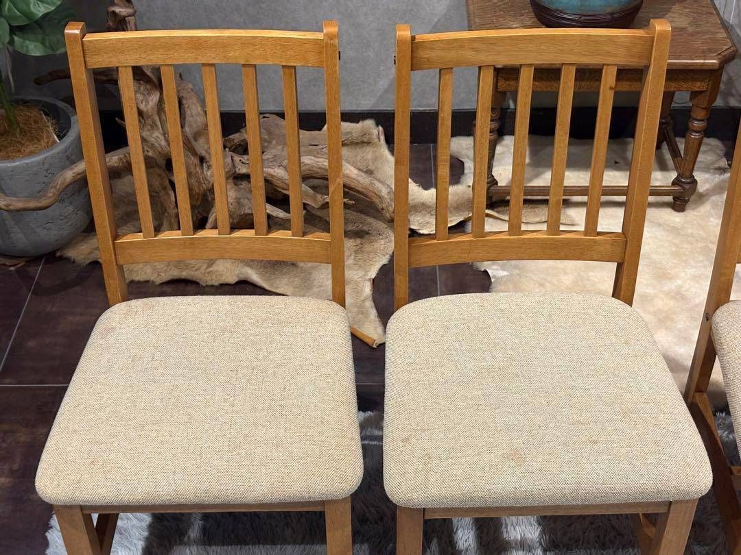 山善 YAMAZEN ダイニングチェア リビングチェア ビンテージ 4脚 YK 2024