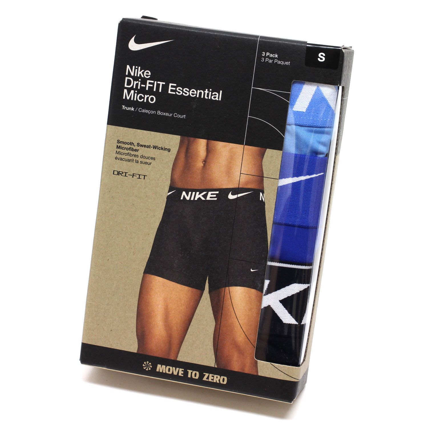 NIKE 3枚組 ボクサーパンツ ナイキ マイクロファイバー Sサイズ 714 NIKE ナイキ ボクサーパンツ 3点セット L - メルカリ