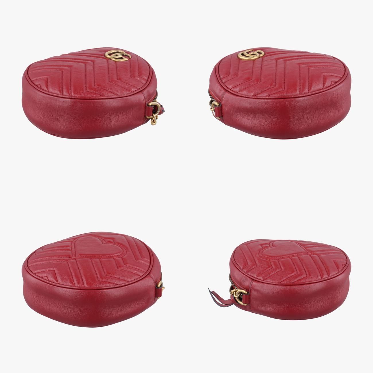 グッチGucciGGマーモントレッドレザー550154B027047362