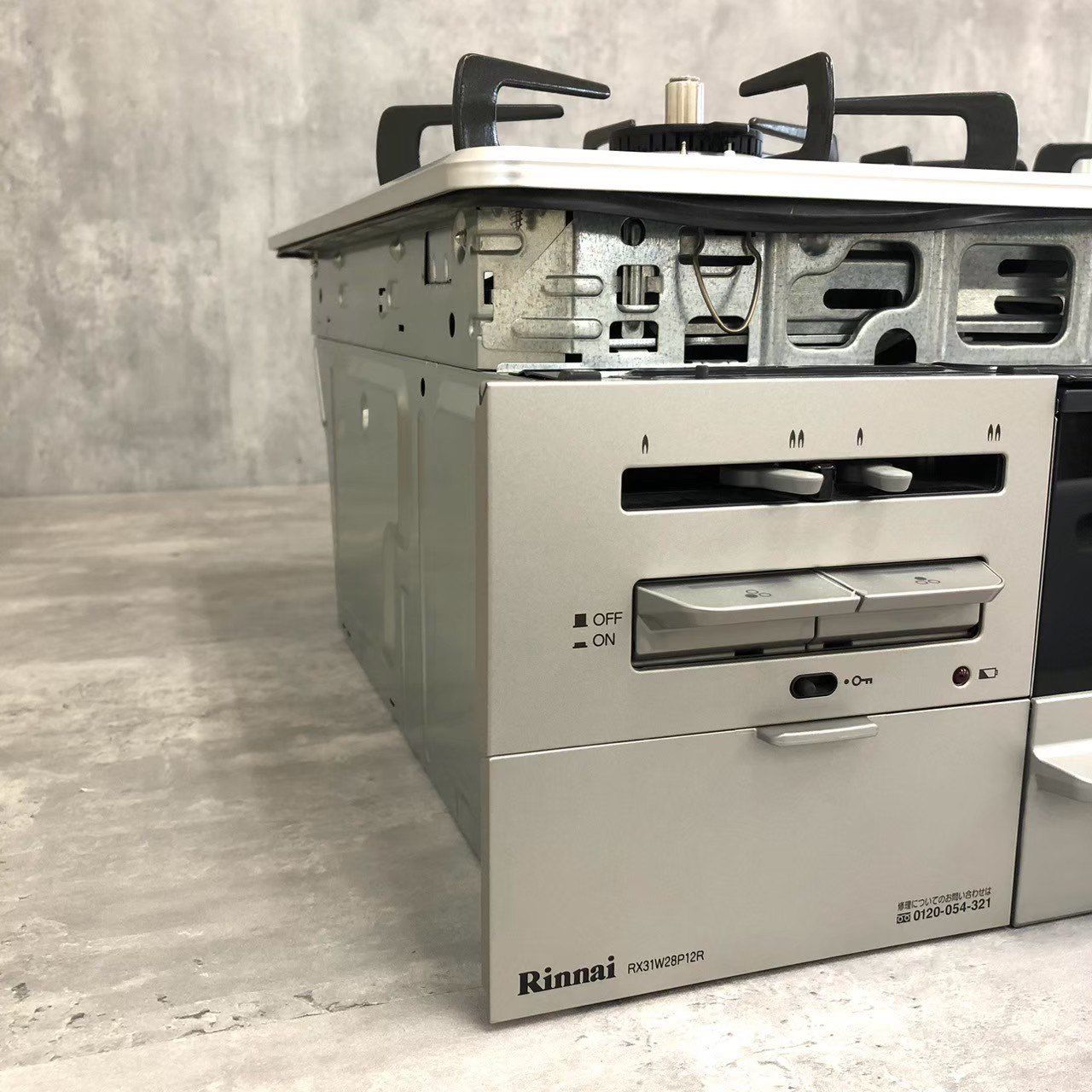 Rinnai - 【未使用】ビルトインコンロ　RB31AW28P1R RX31w28p12r 展示未使用品 ビルトインコンロ リンナイ