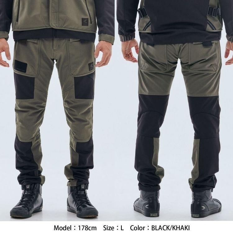 バイク RSタイチ RSY272 クイックドライ メッシュパンツ BLACK BL