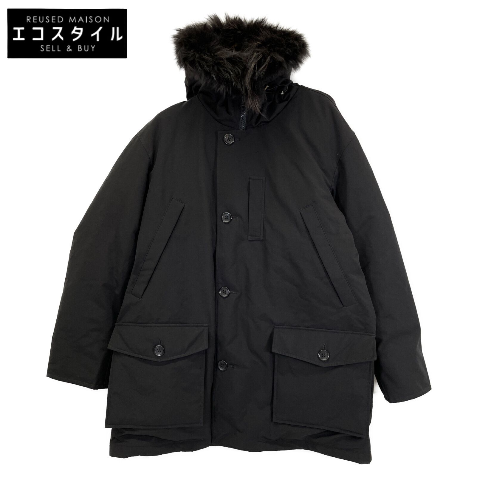 DRESSTERIOR ドレステリア 【×干場氏ｺﾗﾎﾞ】ﾌﾞﾗｯｸ N-3Bﾀﾞｳﾝｺｰﾄ L