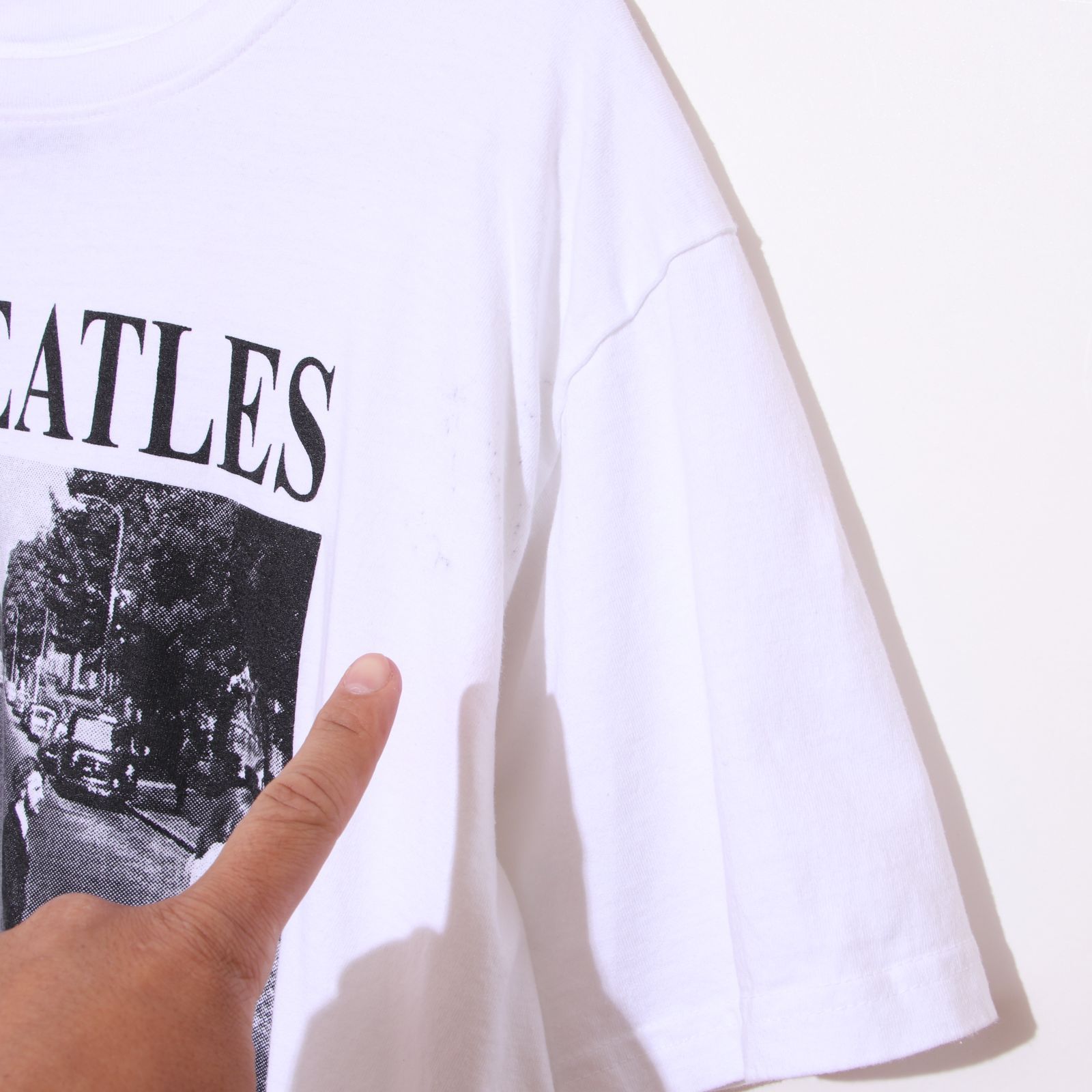 訳あり The Beatles ザ・ビートルズ トップス Tシャツ 半袖 アビー 