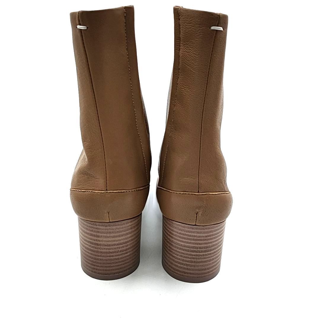 Maison Margiela キャメルレザー タビブーツ 6cm