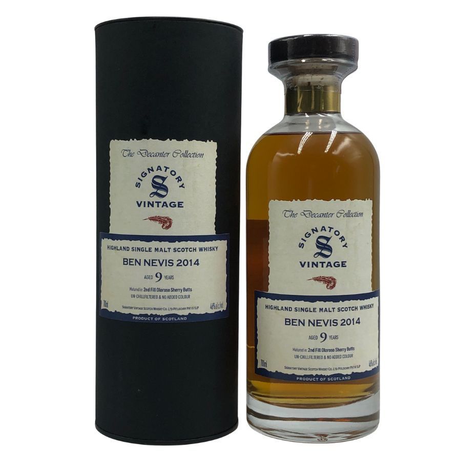 シグナトリー ベンネヴィス 9年 2014 700ml 送料込み シグナトリー ヴィンテージ ベンネヴィス 2014 9年 700ml 【F3