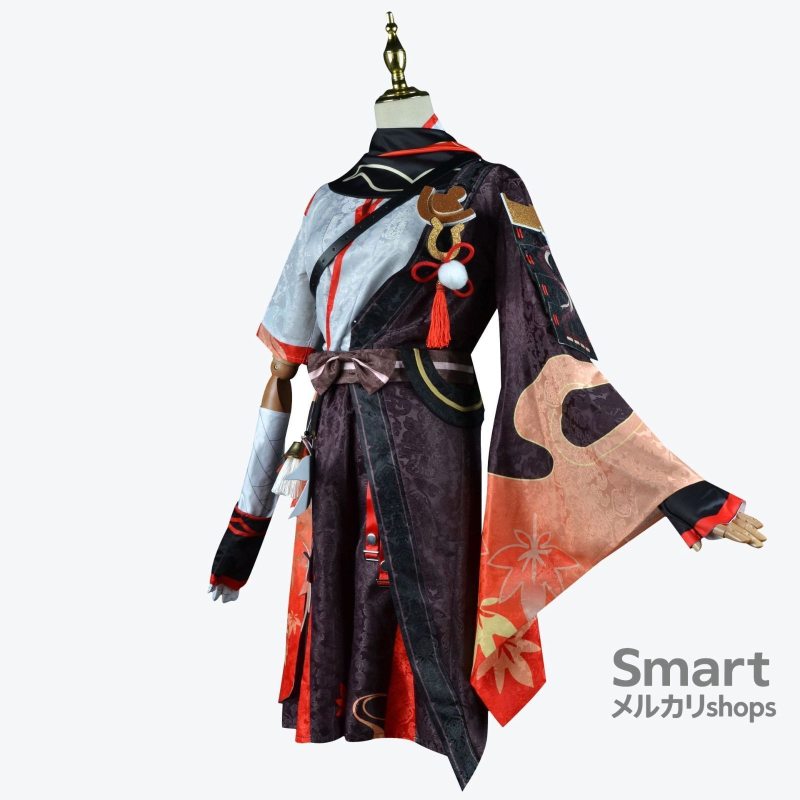 コスプレ 衣装 楓原万葉 原神 稲妻風 アニメ ゲーム キャラクター 仮装 フルセット衣装 M250911-10