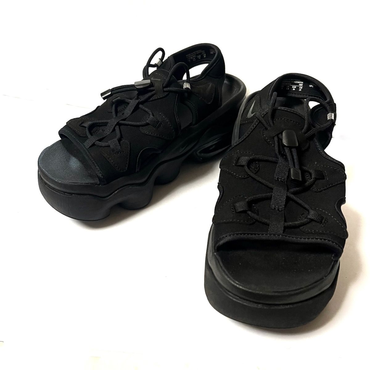 NIKE(ナイキ) サンダル 25 レディース - C18798-003 黒 化学繊維靴/シューズ 5251円