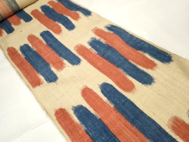 平和屋本店□希少 銀座こうげい 八寸名古屋帯 帯反物 紬地 壺垂 証紙