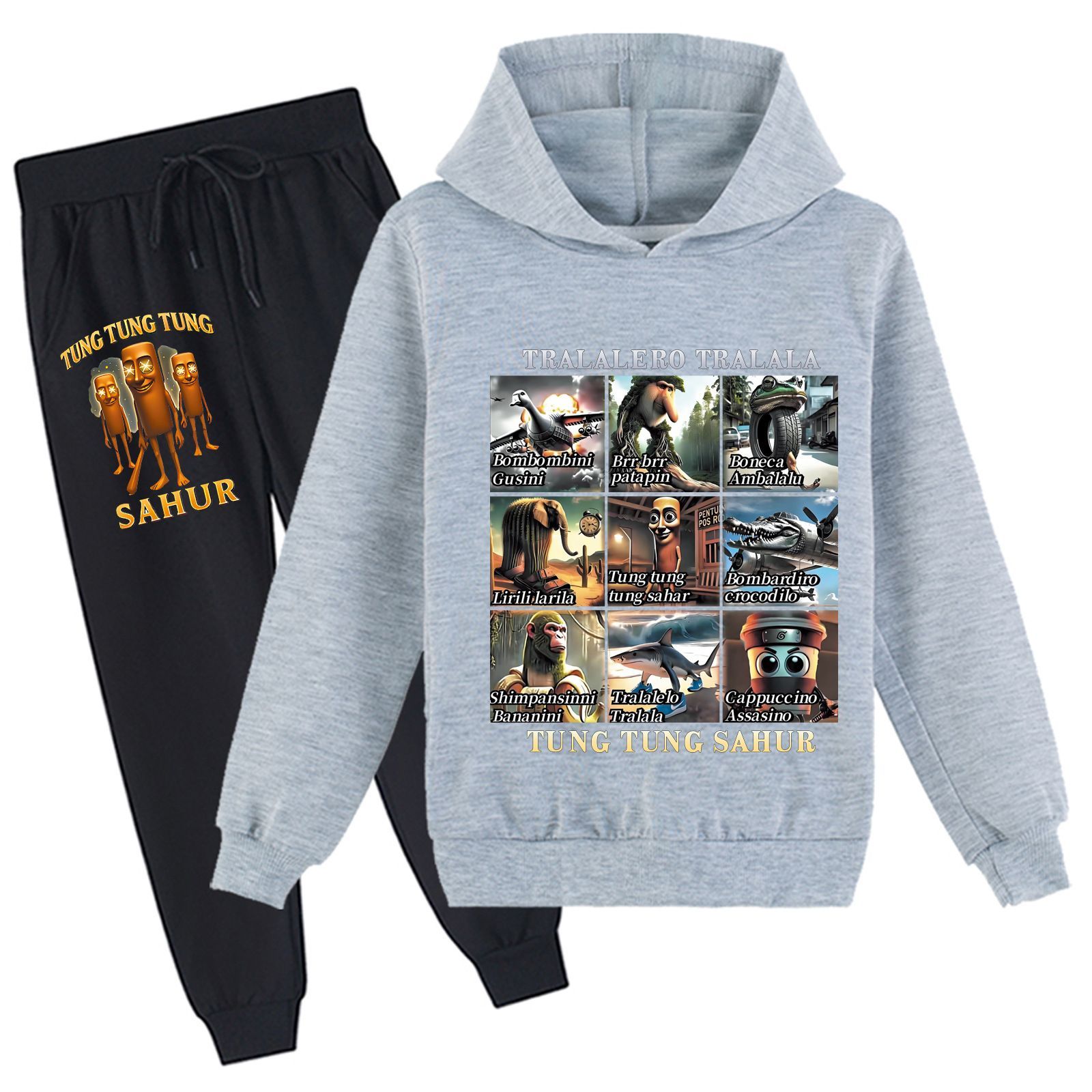 Tung Tung Tung Sahur トゥントゥントゥン サフール 長袖 パーカー 100