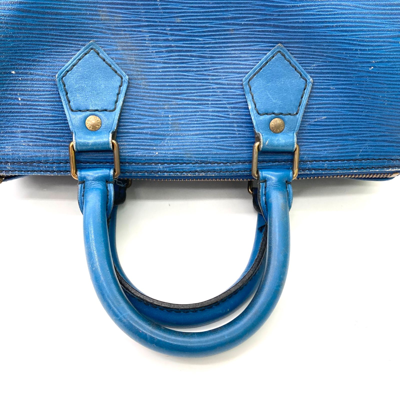 LOUIS VUITTON】ルイヴィトン エピ スピーディ25 青 ブルー 