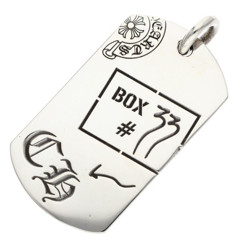 CHROME HEARTS 青山店オープン記念 ラージドッグタグ シルバートップ CHROME HEARTS クロムハーツ（原本有） AOYAMA 青山店限定