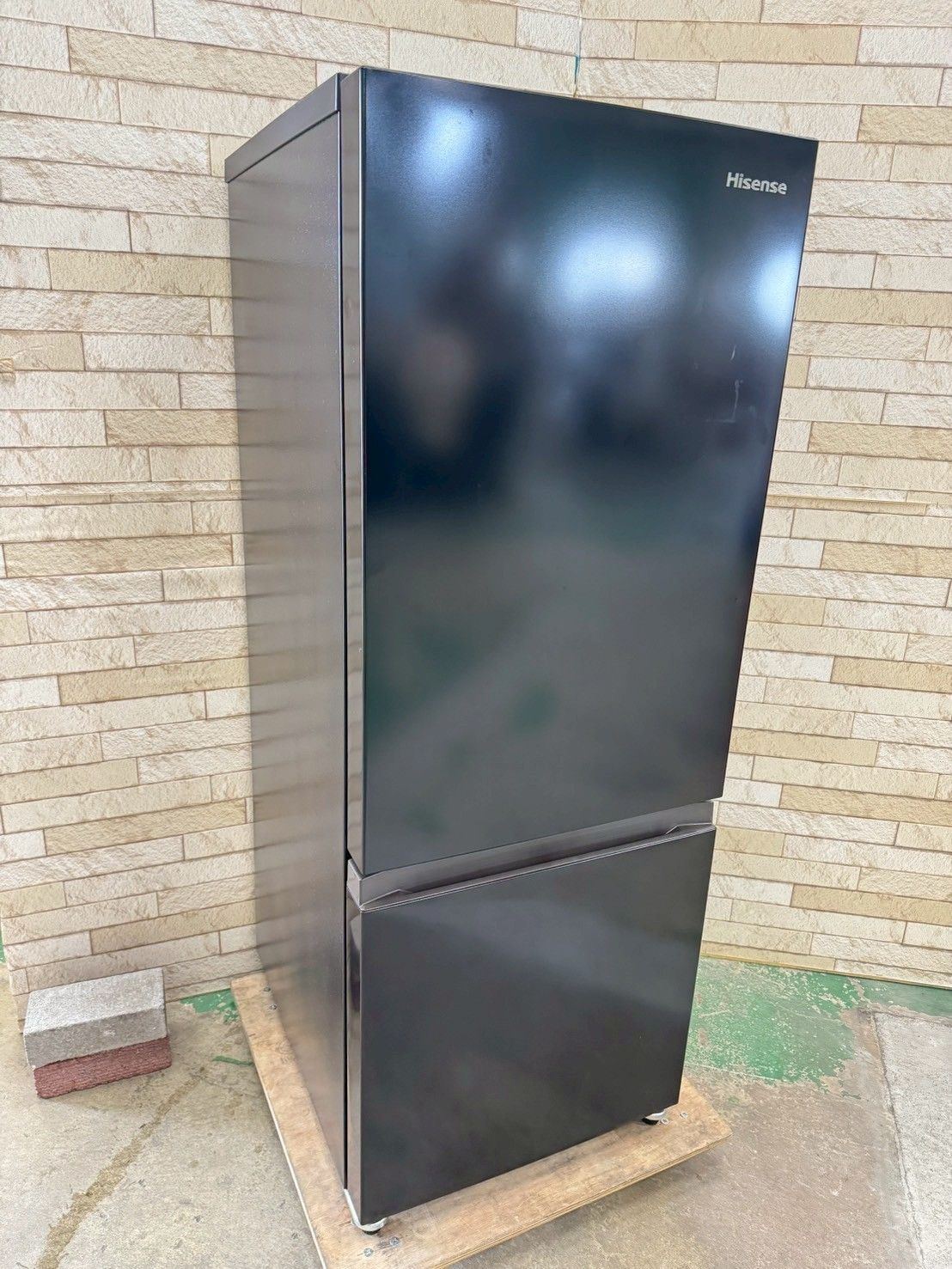 大阪送料無料★3か月保障付き★冷蔵庫★2ドア★HR-D15FB★R-737 Amazon | ハイセンス 冷蔵庫 幅48.1cm 162L ブラック HR-D15FB 2