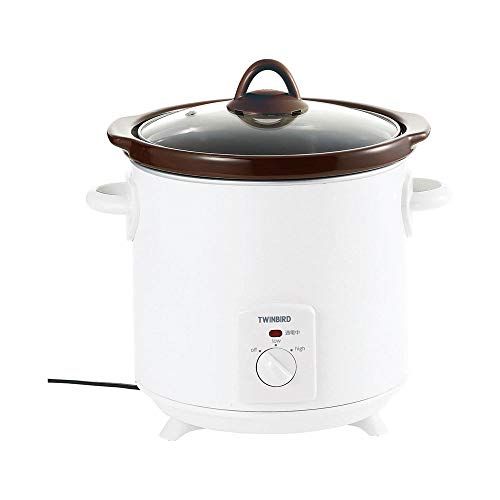 ツインバード スロークッカー ホワイト TWINBIRD EP-D819W 電気