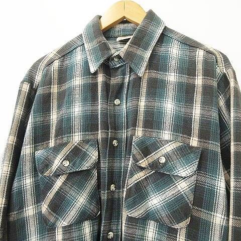 ファイブブラザー FIVE BROTHER 90s フランネル シャツ 長袖 USA