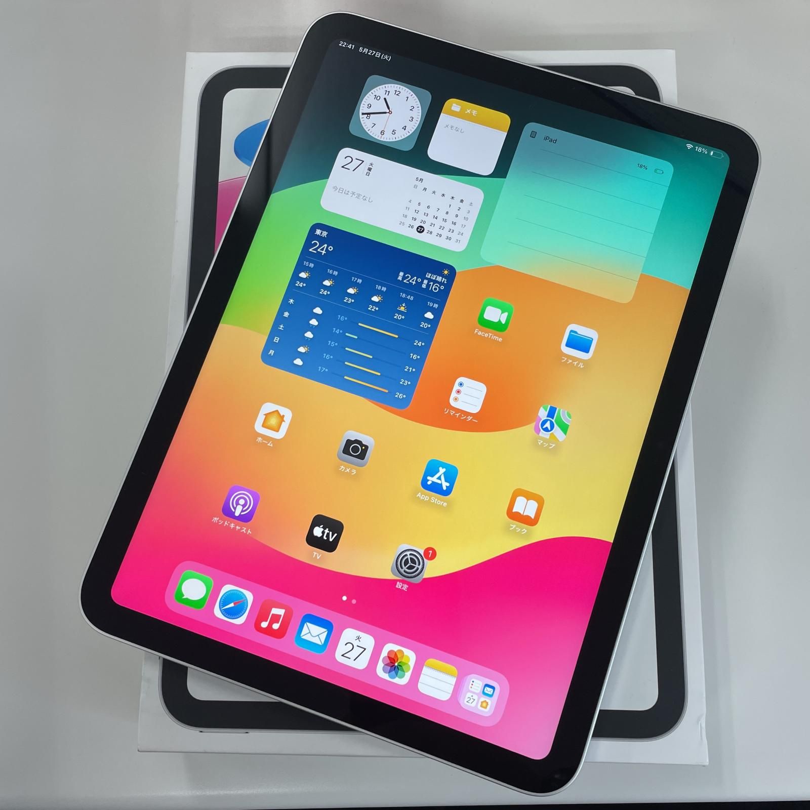 Wi-Fi iPad 第10世代 WiFi 64GB シルバー