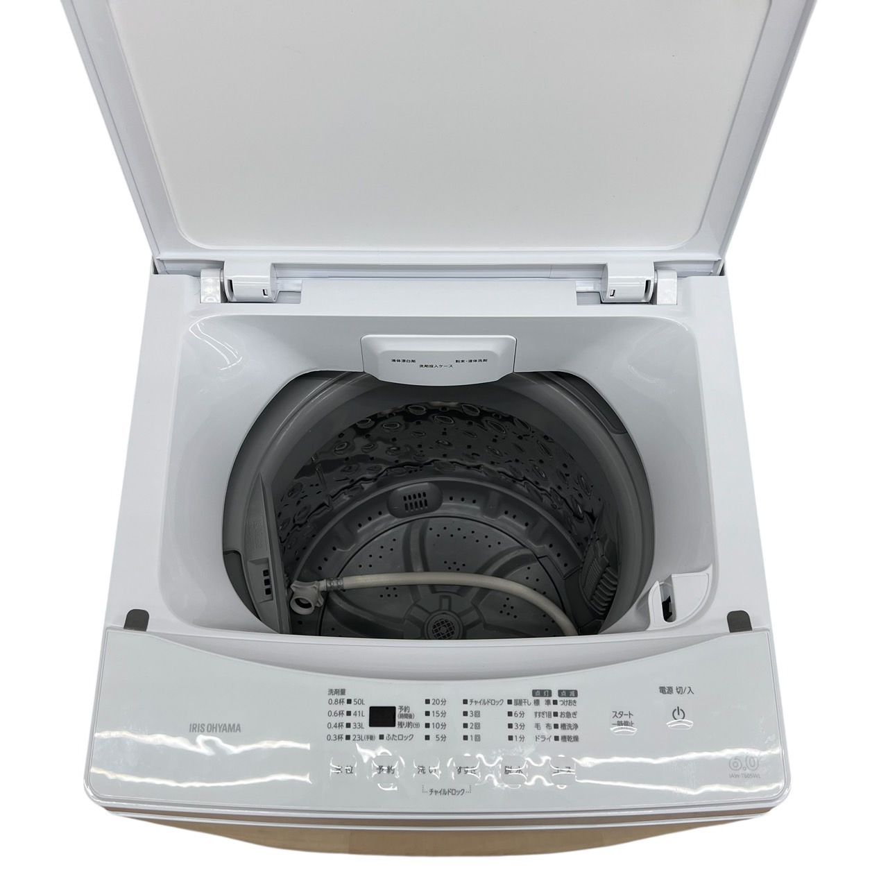 IRIS OHYAMA(アイリスオーヤマ)2023年製 6.0kg IAW-T605WL全自動洗濯 IRIS OHYAMA(アイリスオーヤマ)2023年製 6.0kg IAW-T605WL全自動洗濯