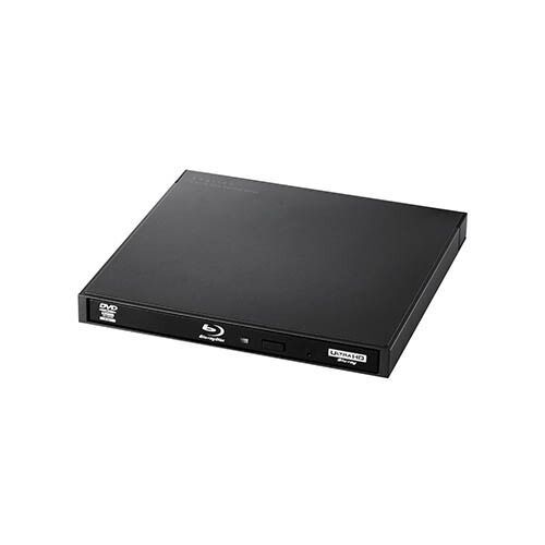 クーポン配布中-スーパー 対象 エレコム Blu-rayディスクドライブ|USB3.2 Gen1 USB3.0 |スリム|書き込みソフト付|UHDBD対応|ブラック LBD-PWA6U3LBK