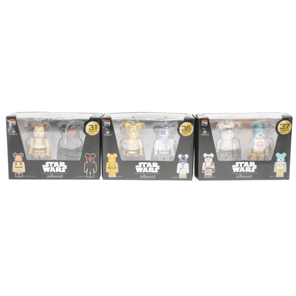 MEDICOM TOY (メディコムトイ) Happyくじ STAR WARS BE@RBRICK 100% 6体セット スターウォーズ ベアブリック  フィギュア - メルカリ