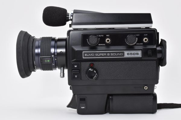  品 エルモ ELMO SUPER 8 SOUND 650 S Cine Movie Film Camera 8-50 mm 1.8 外観 5037_11_50 ビデオカメラ本体 ビデオカメラ