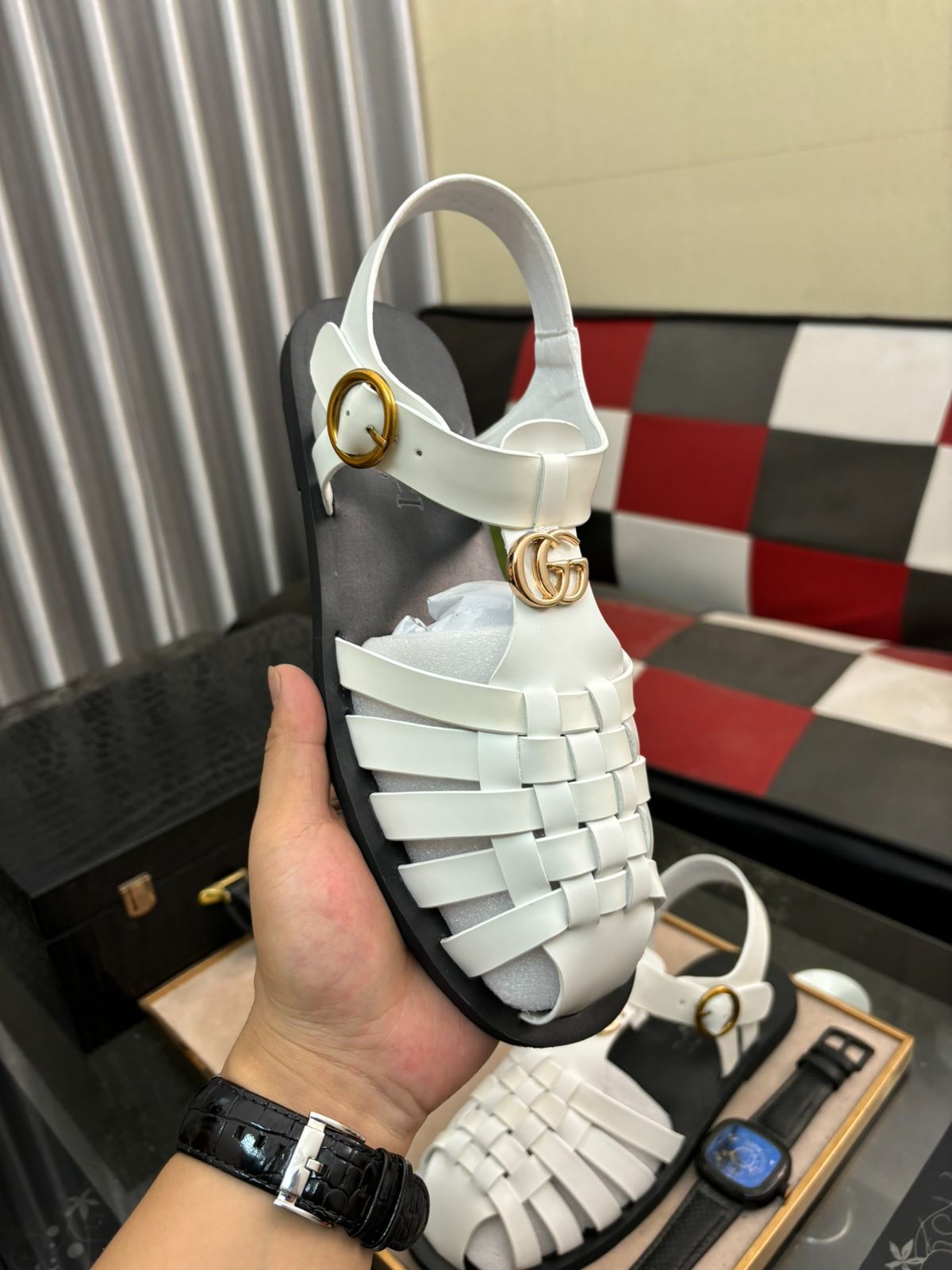 GUCCI グッチ サンダル11-2 - メルカリ