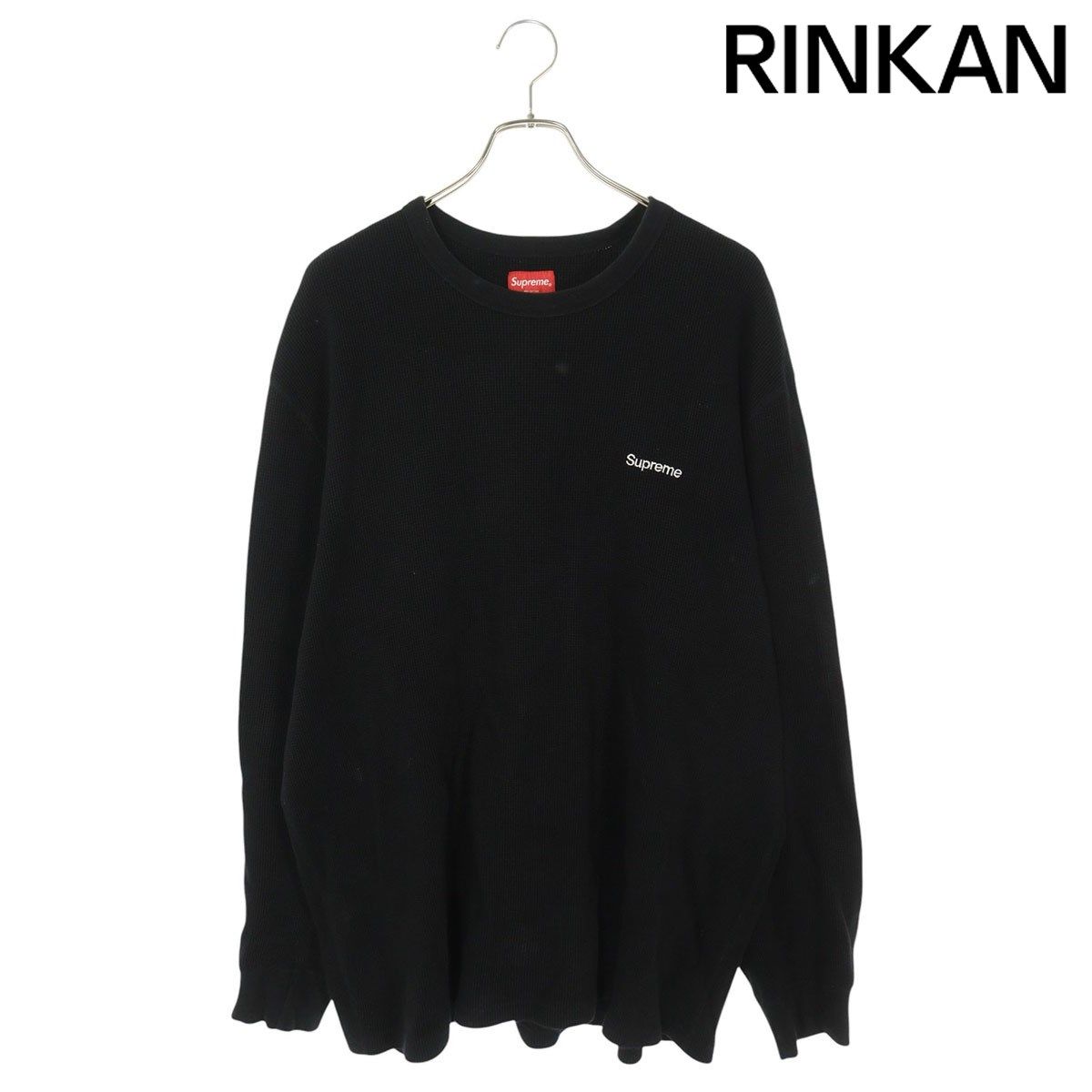 シュプリーム  19AW  HQ Waffle Thermal サーマルロゴ刺繍長袖カットソー メンズ XL