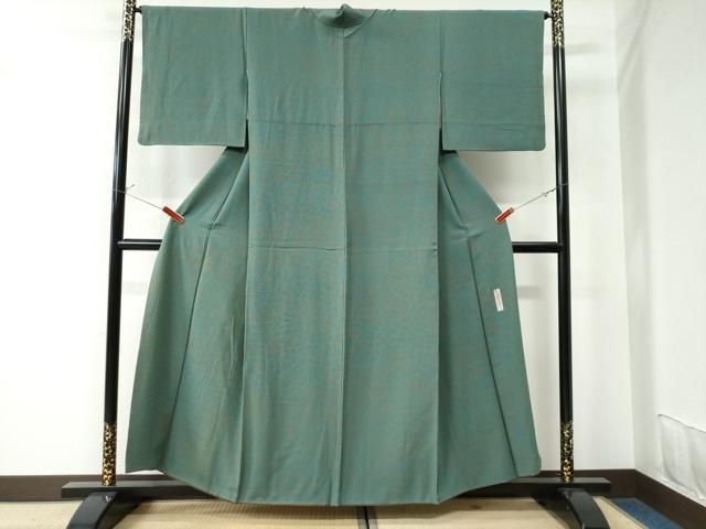 平和屋着物○世界的人形師 辻村寿三郎 ジュサブロー 小紋 舞花文
