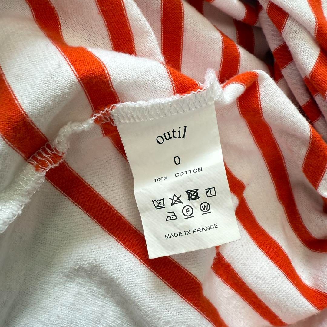 outil ウティ バスクシャツ トップス カットソー Tシャツ ホワイト 