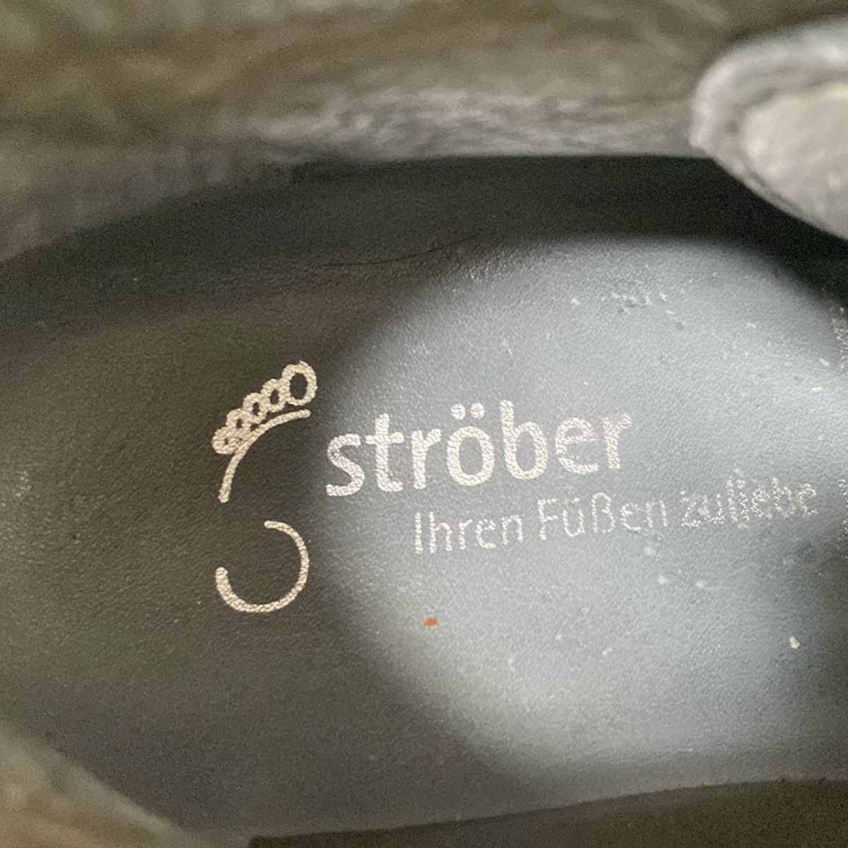 strober ストロバー 23cm レザー ショートブーツ レザー Strober(ストロバー) ショートブーツ 2 1/2 レディース - 黒