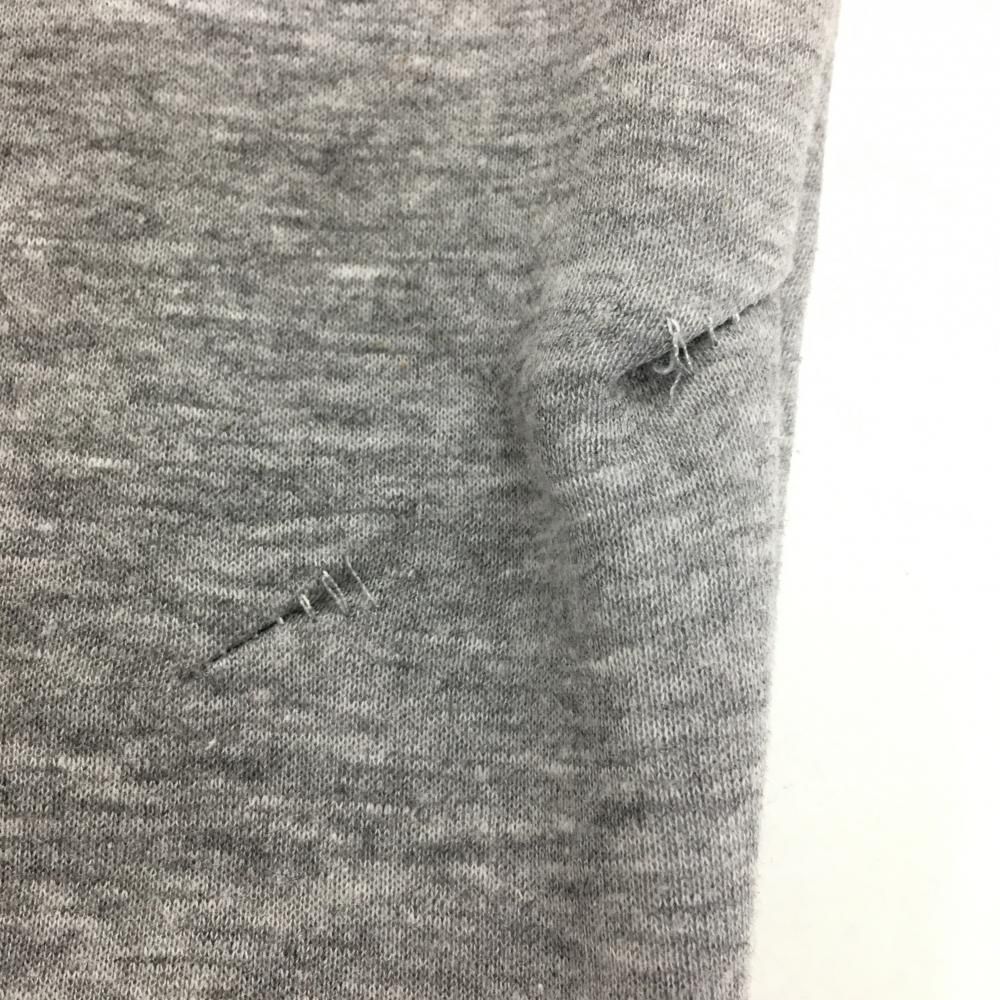 パーリーゲイツ ジョガーパンツ グレー×白 サイドロゴライン