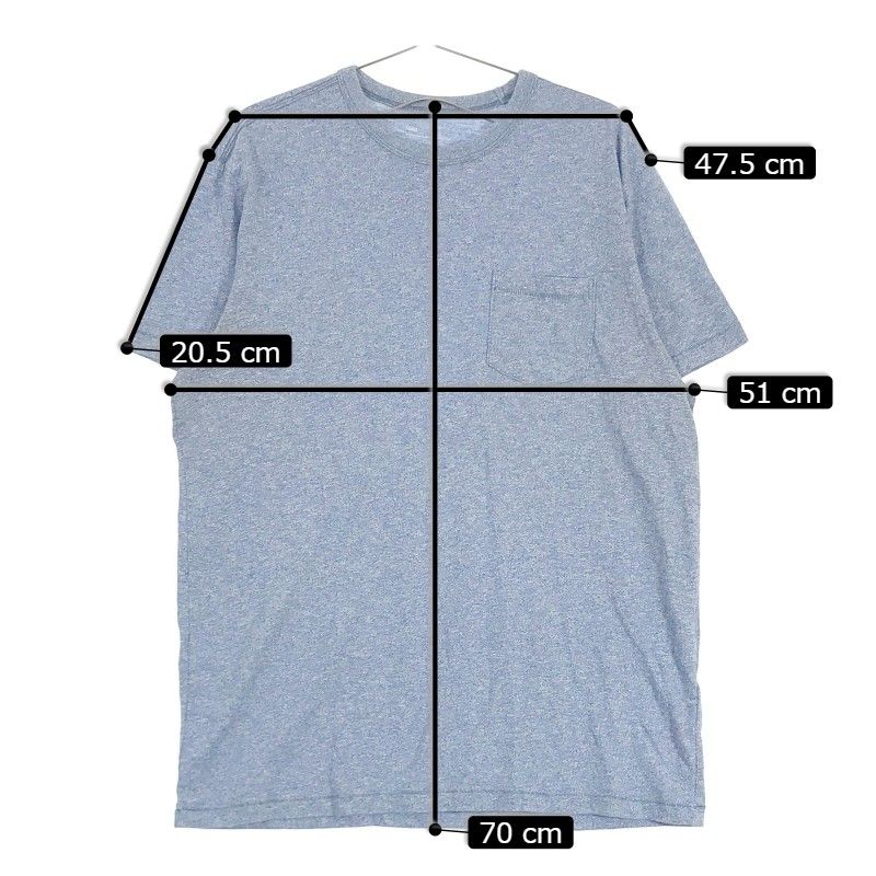 15169】 GAP ギャップ 半袖Tシャツ カットソー サイズL ライトブルー