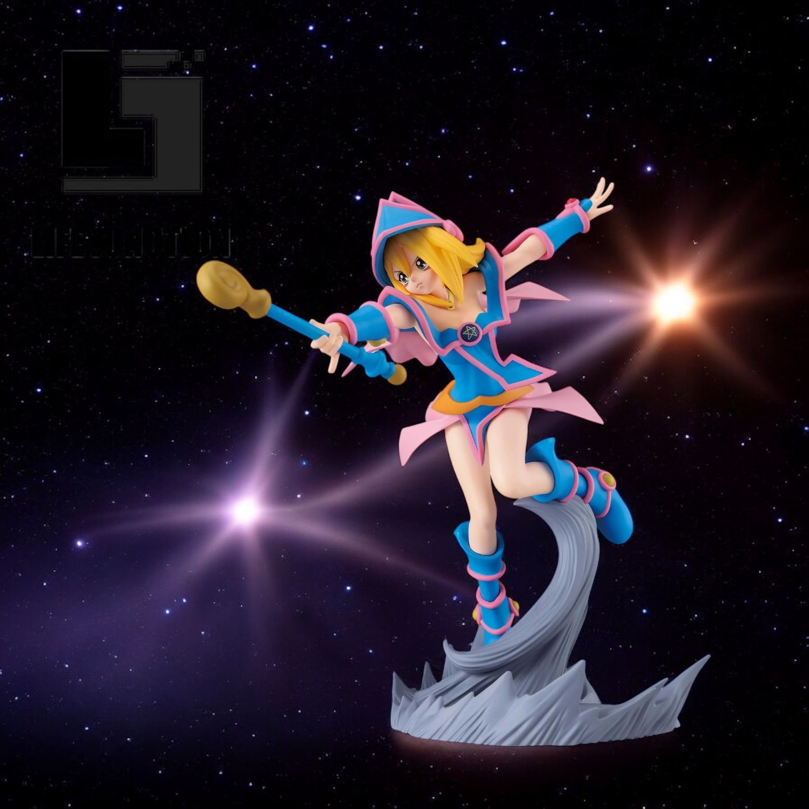 遊戯王 ブラック マジシャン ガール フィギュア 戦光絶景 - メルカリ