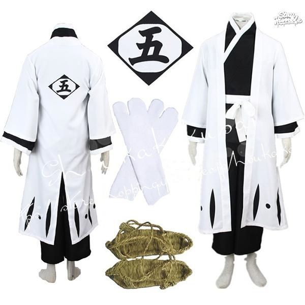 子供 大人ブリーチ BLEACH 風 藍染惣右介 五番隊隊長 コスプレ衣装ウィッグcos靴 cosplay コスチューム変装 仮装 撮影 祭り
