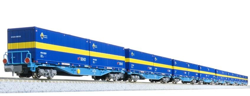 KATO10-1871コキ102+103「カンガルーライナーSS60」8両セット Amazon | KATO Nゲージ コキ102+103 カンガルーライナーSS60 8両セット